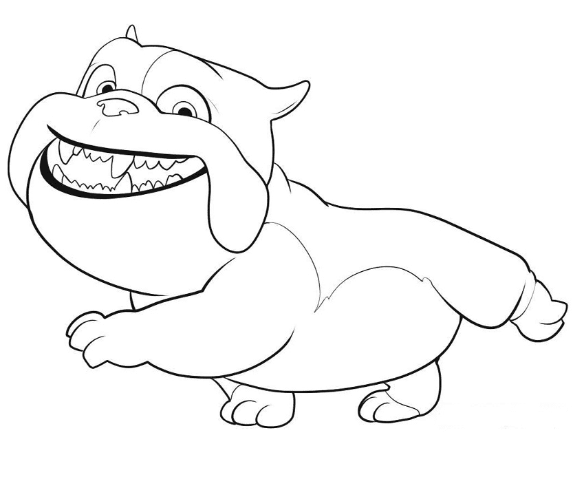 Cute Luiz Coloring Pages