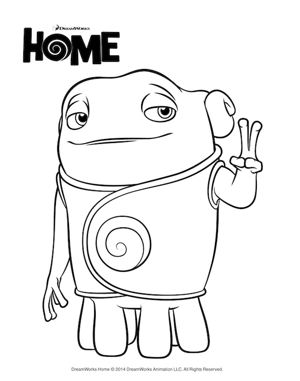 Cute Oh Coloring Page