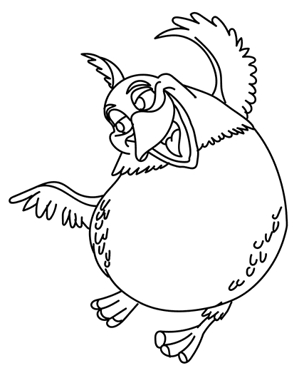 Cute Pedro Coloring Pages