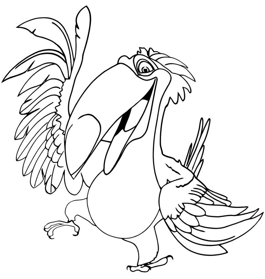 Cute Rafael Coloring Pages