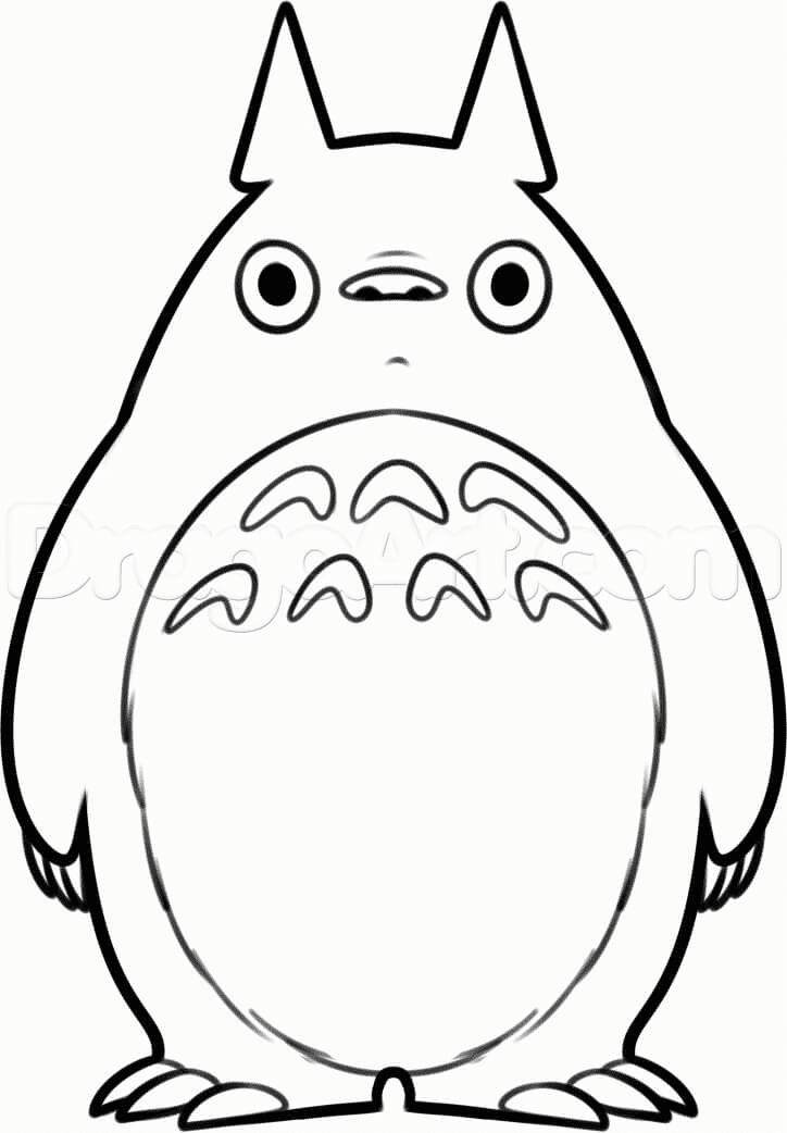 Süßer Totoro aus „Mein Nachbar Totoro“.
