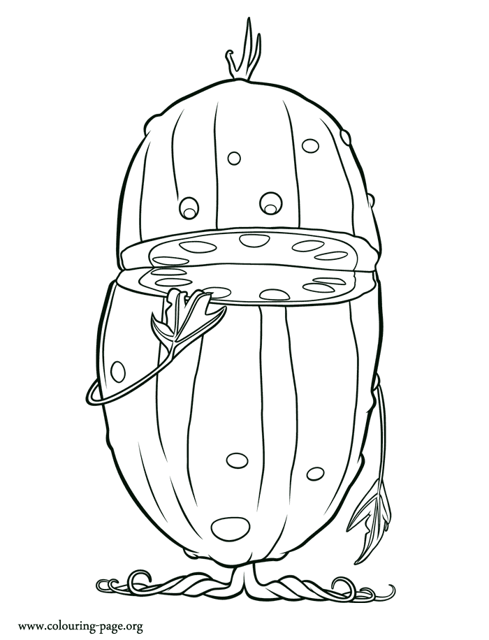 Dill, one of the Pickles Coloring Page