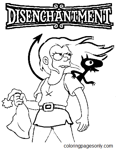Disenchantment Sheets Coloring Pages
