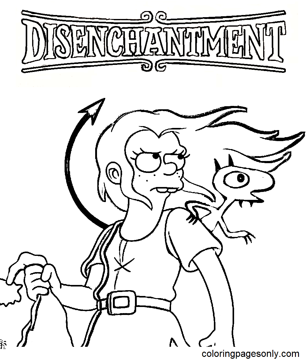 Disenchantment Coloring Pages