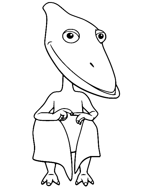 Don Pteranodon Coloring Page