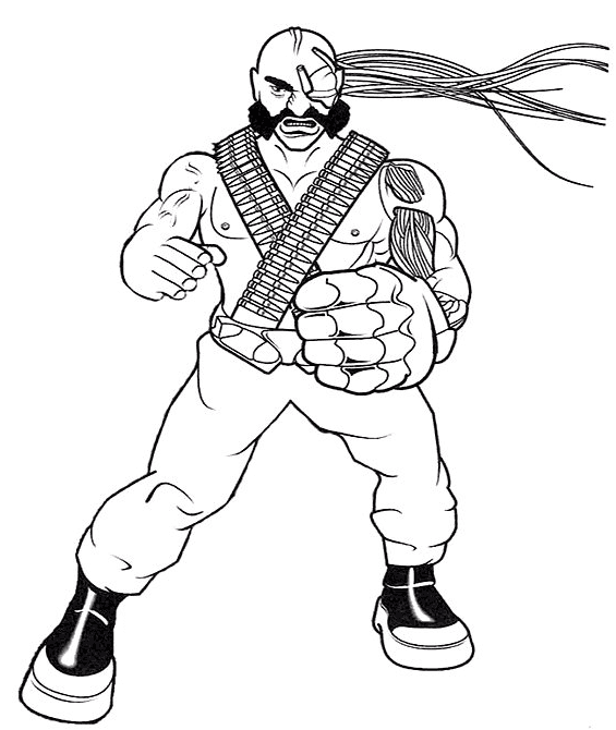 Dr X Coloring Page