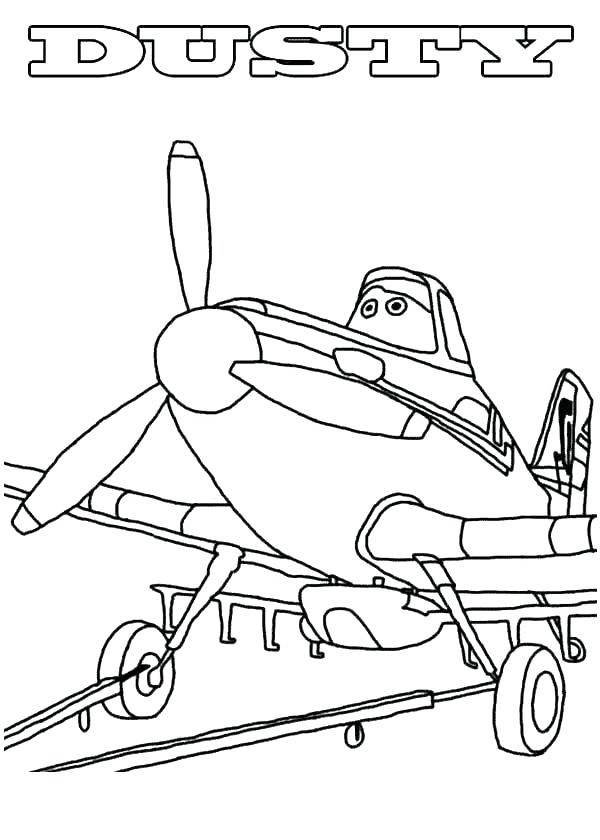 Dusty - Planes Coloring Pages