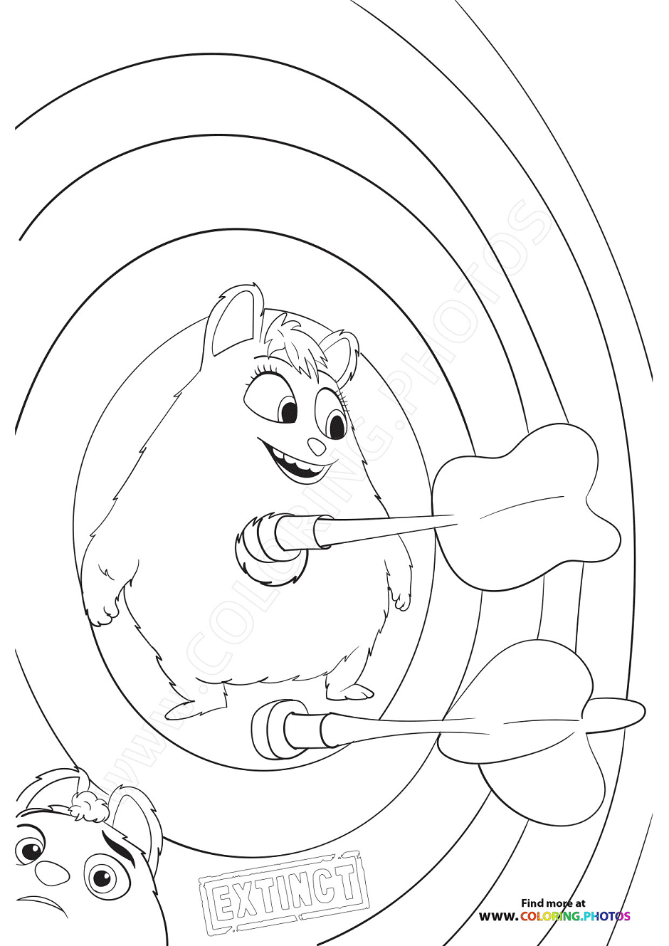 Ed with Op Coloring Page