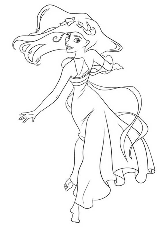 Enchanted Giselle Coloring Page