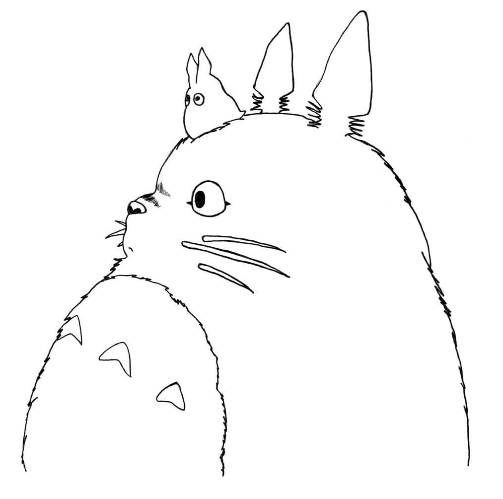 Totoro gordo e fofo de Meu vizinho Totoro