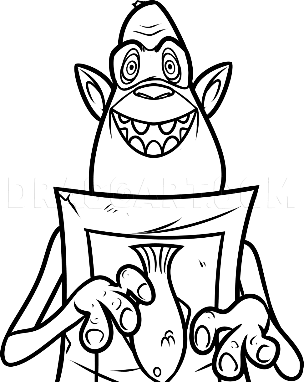 Fish From The Boxtrolls Coloring Page