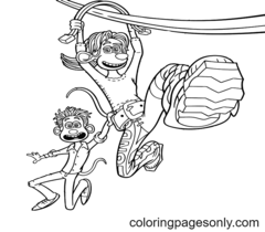 Flushed Away Coloring Pages