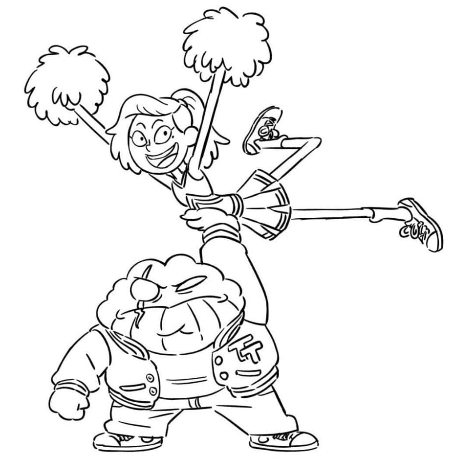 Free Amphibia Coloring Page