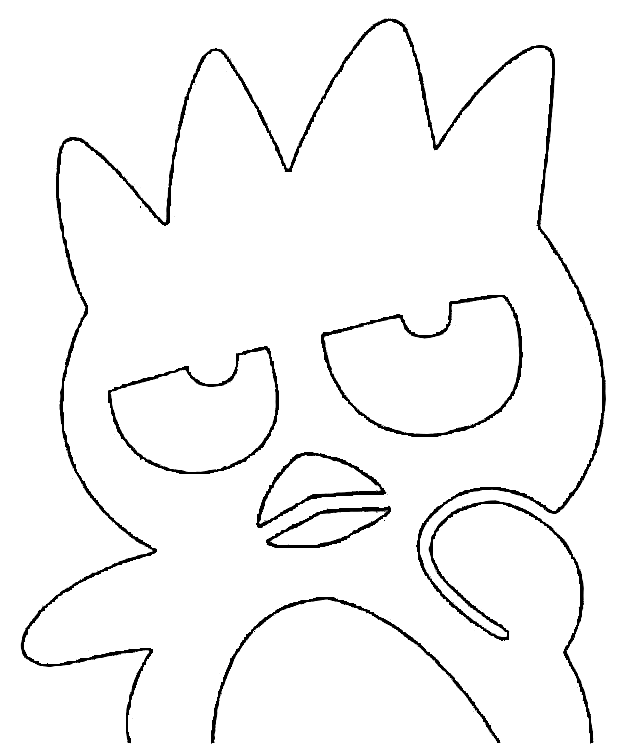 Free Badtz Maru Coloring Pages