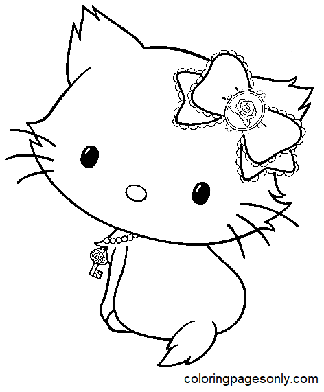 Free Printable Charmmy Kitty Coloring Page
