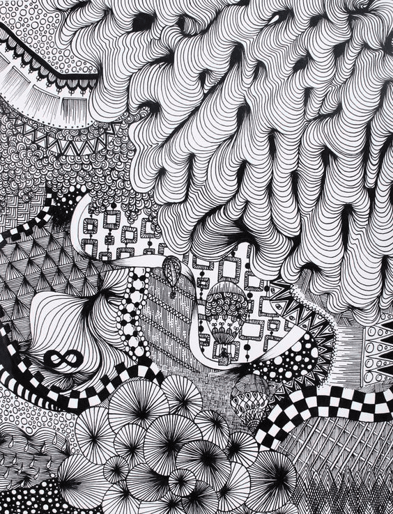 Free Printable Psychedelic Coloring Page