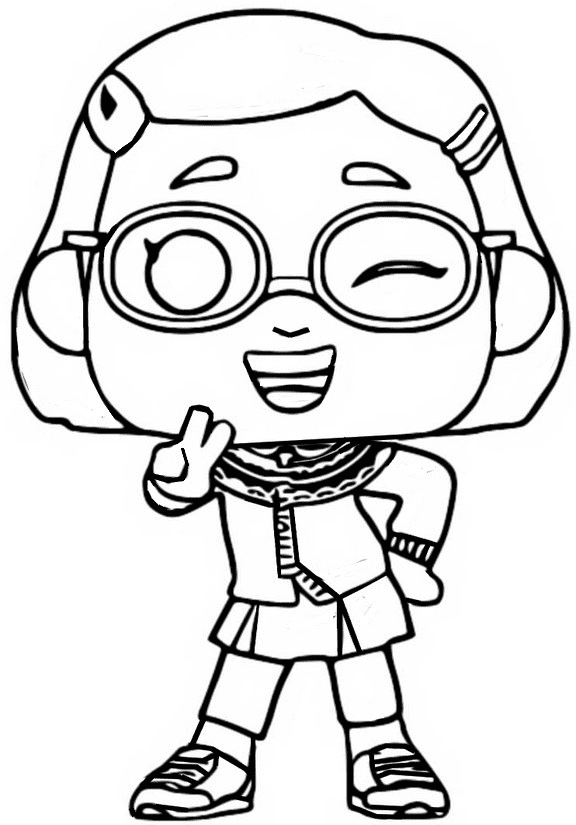 Desenho de Funko pop Mei para colorir