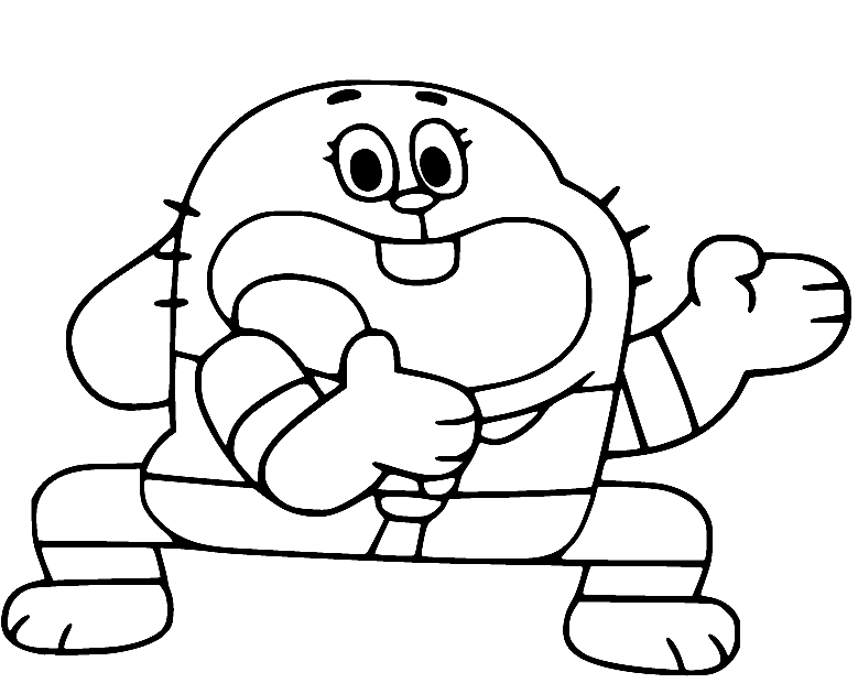 Funny Richard Watterson Coloring Pages