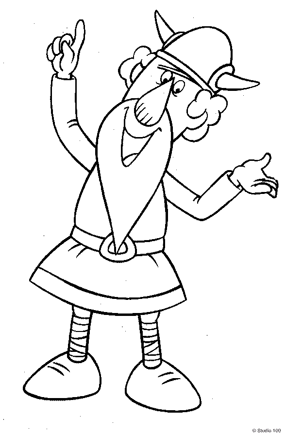 Funny Urobe Coloring Page