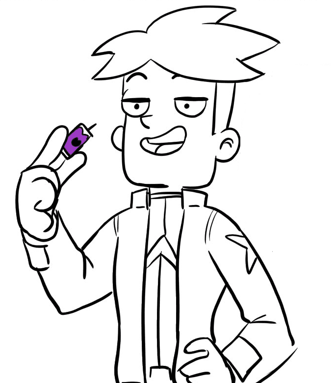 Gary Goodspeed in Final Space Coloring Pages