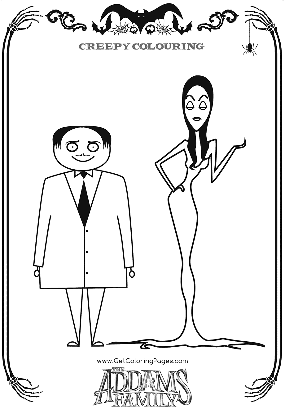 Gomez e Morticia della Famiglia Addams