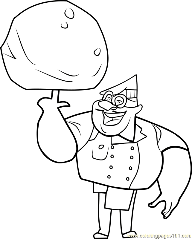Gourmand from Wild Kratts Coloring Page