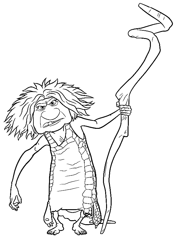 Gran Stonewell Coloring Page