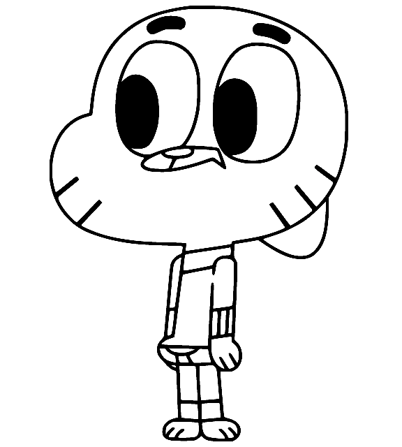 Gumball Watterson aus „The Amazing World of Gumball“.