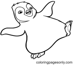 Happy Feet Coloring Pages