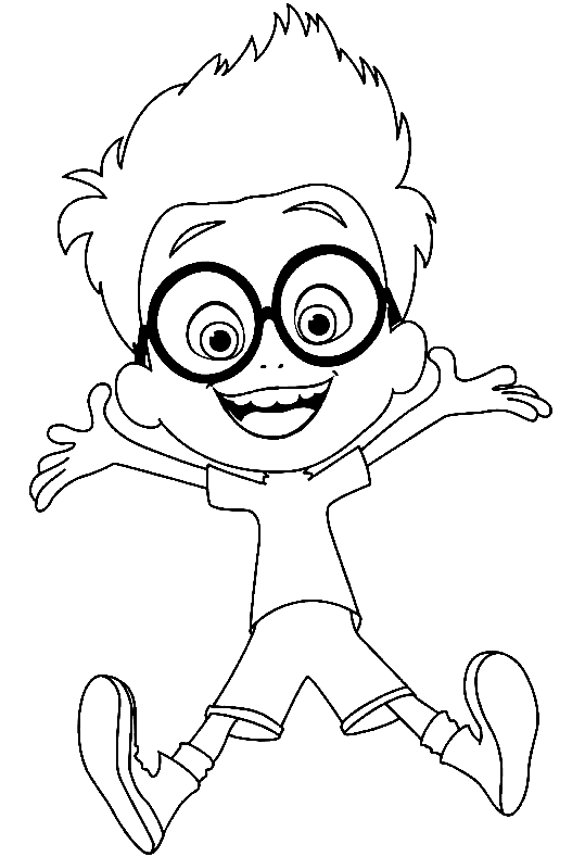 Happy Sherman Coloring Page