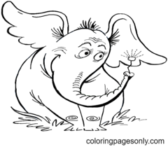 Desenhos para colorir de Horton ouve um Who