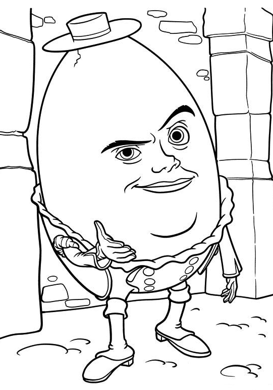 Humpty Dumpty Coloring Pages