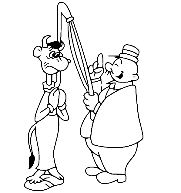 J Wellington Wimpy e Cow di Popeye
