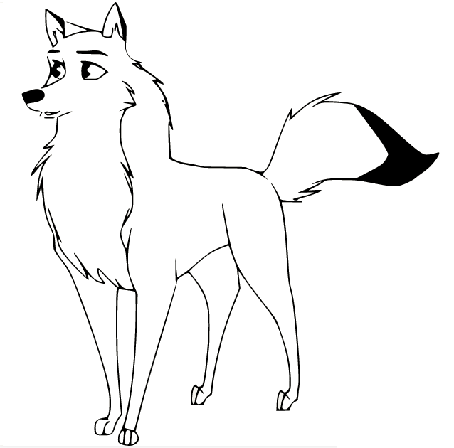 Jenna Husky Coloring Pages