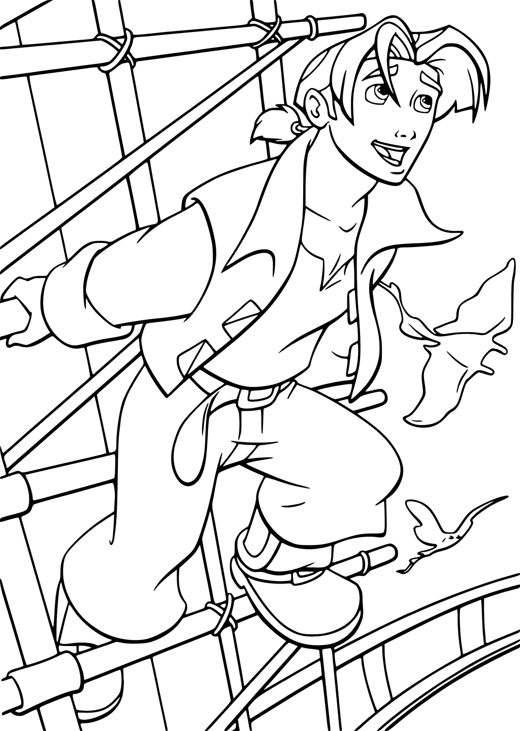 Jim Hawkins Coloring Pages