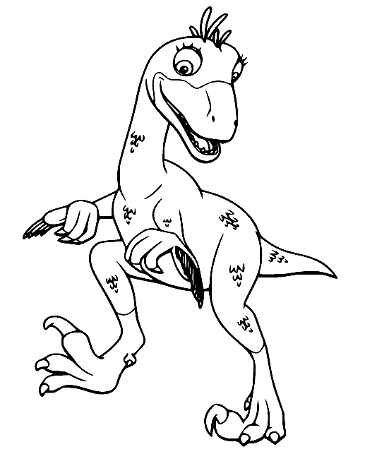 Кинан Хиростенотес из «Поезда динозавров»