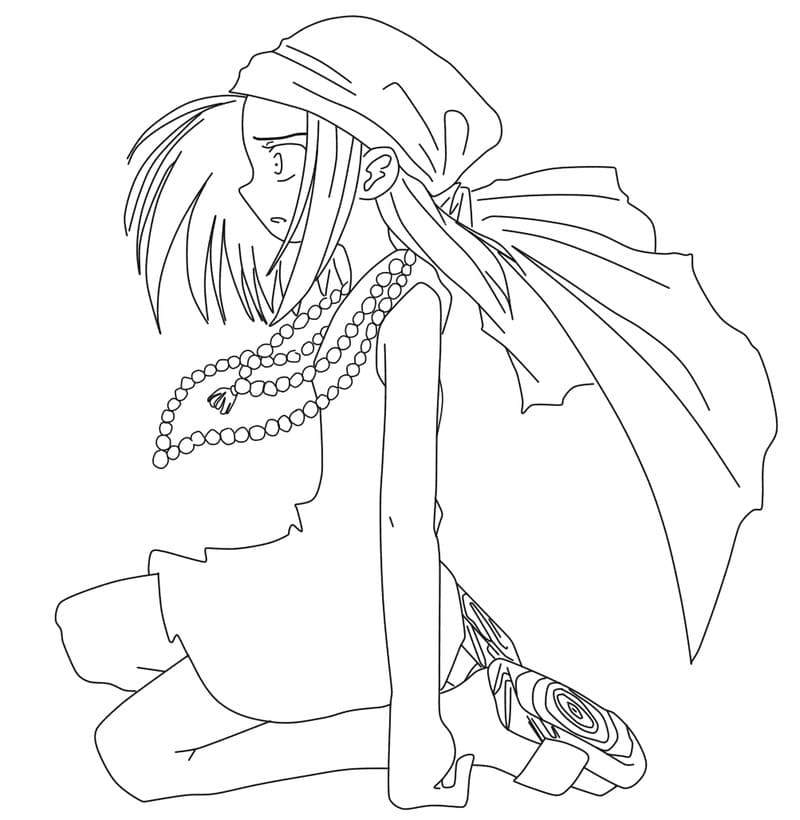 Kyoyama Anna Coloring Pages