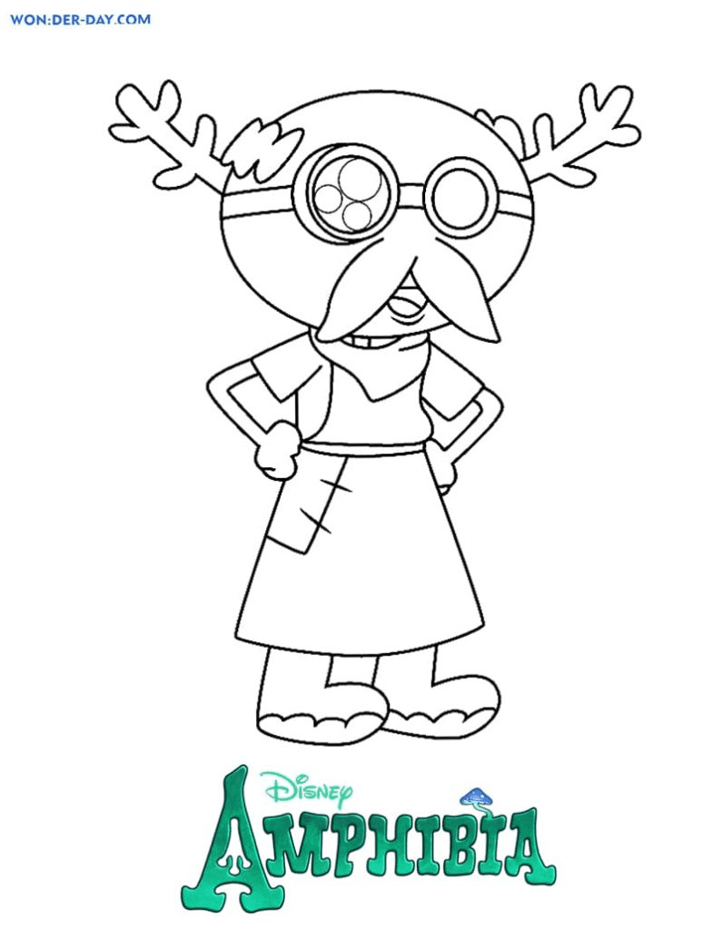 Leopold Loggle - Amphibia Coloring Pages