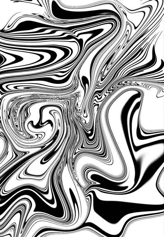Liquify Psychedelic Coloring Page