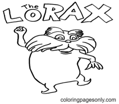 Lorax para colorear