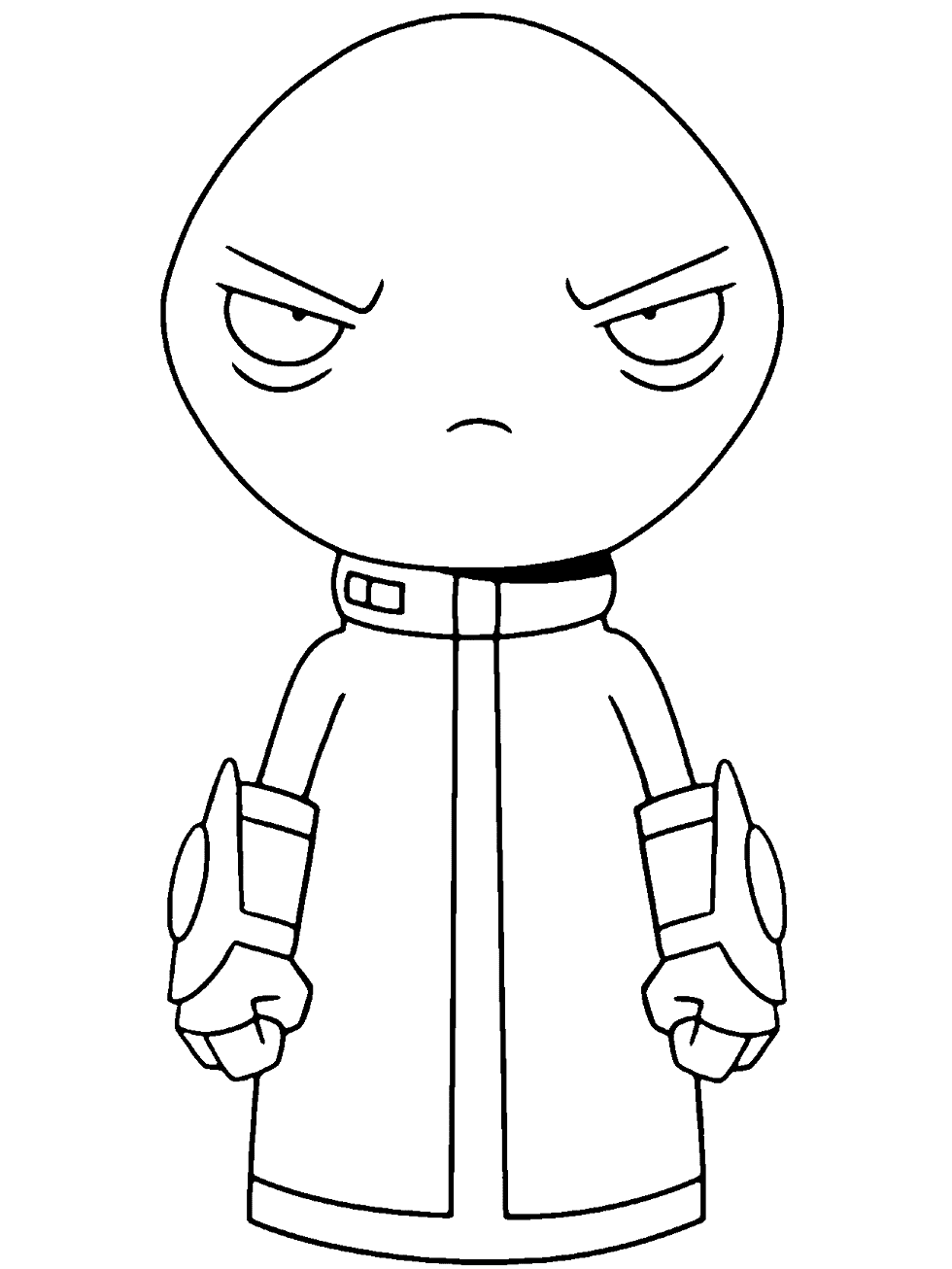Lord Commander – Final Space Coloring Page