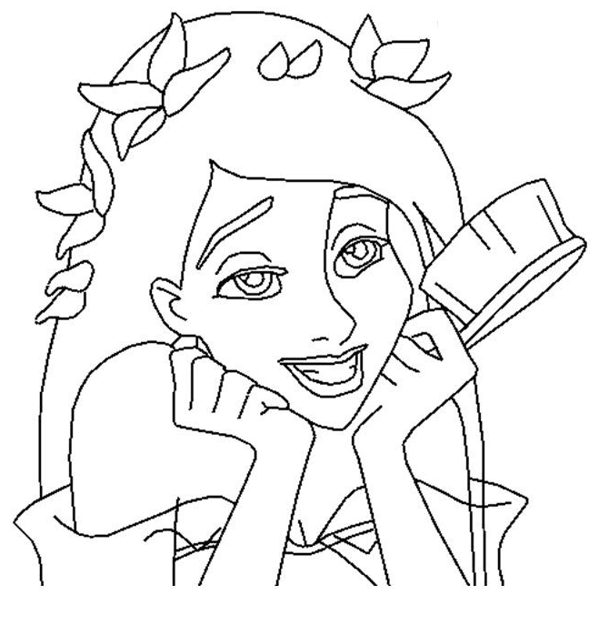 Love Giselle Coloring Page