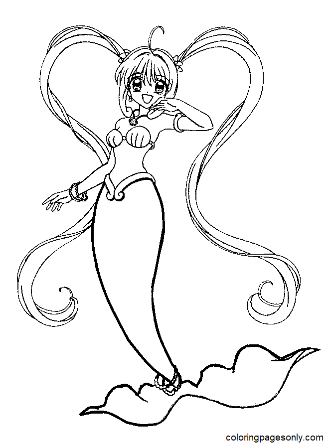 Lucia – Mermaid Melody Coloring Pages