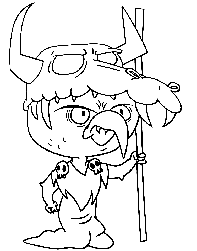 Ludo – Star vs. the Forces of Evil Coloring Page