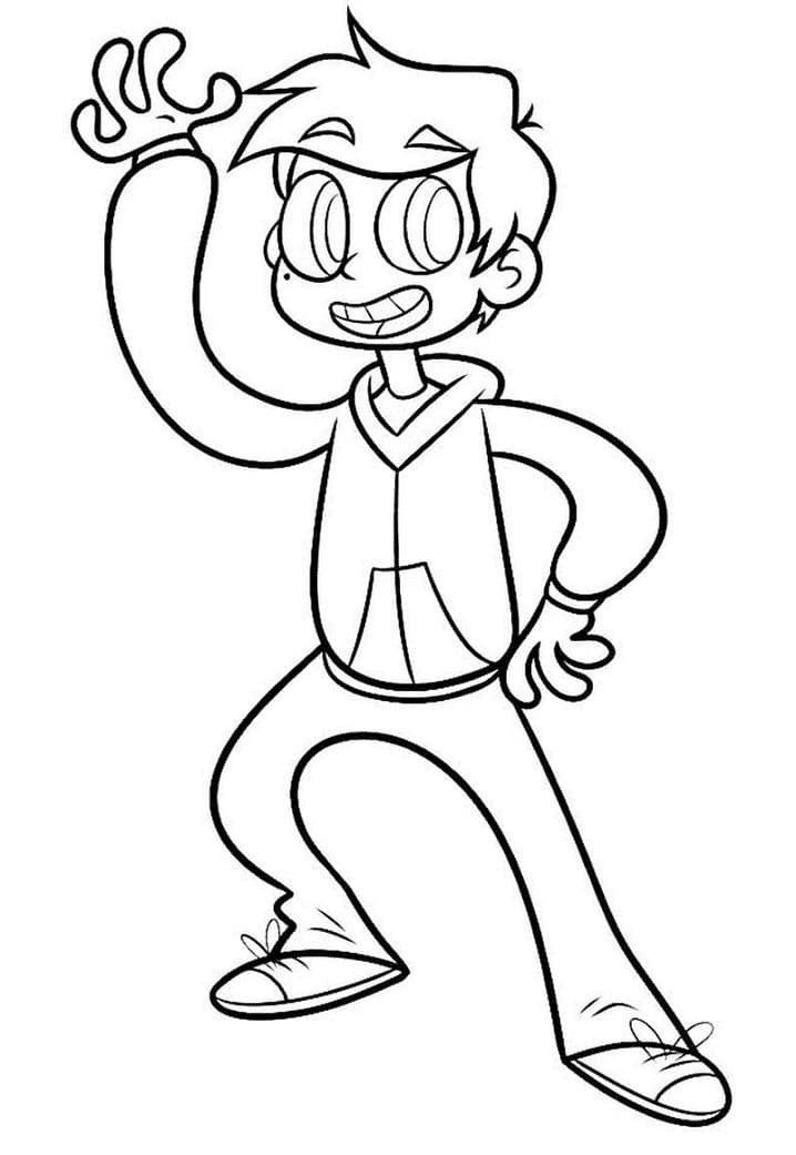 Marco Diaz Coloring Page