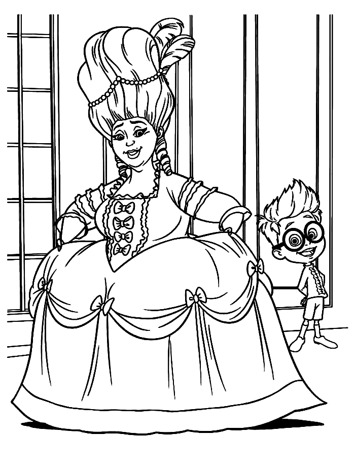 Marie Antoinette Coloring Page