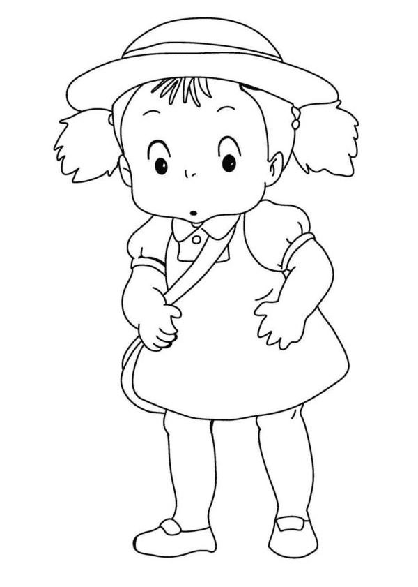 Mei Kusakabe Coloring Pages