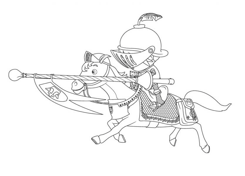Mike The Knight Coloring Page
