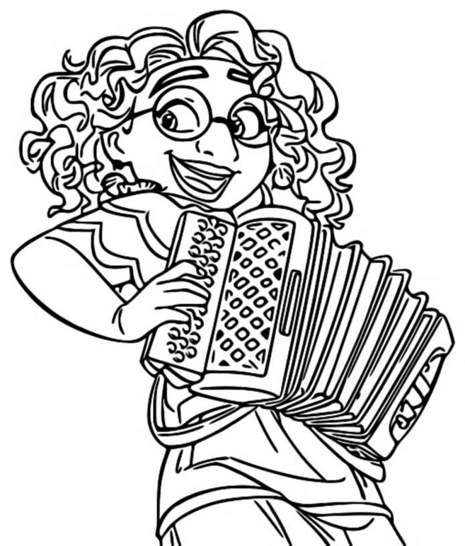 Mirabel avec accordéon d'Encanto