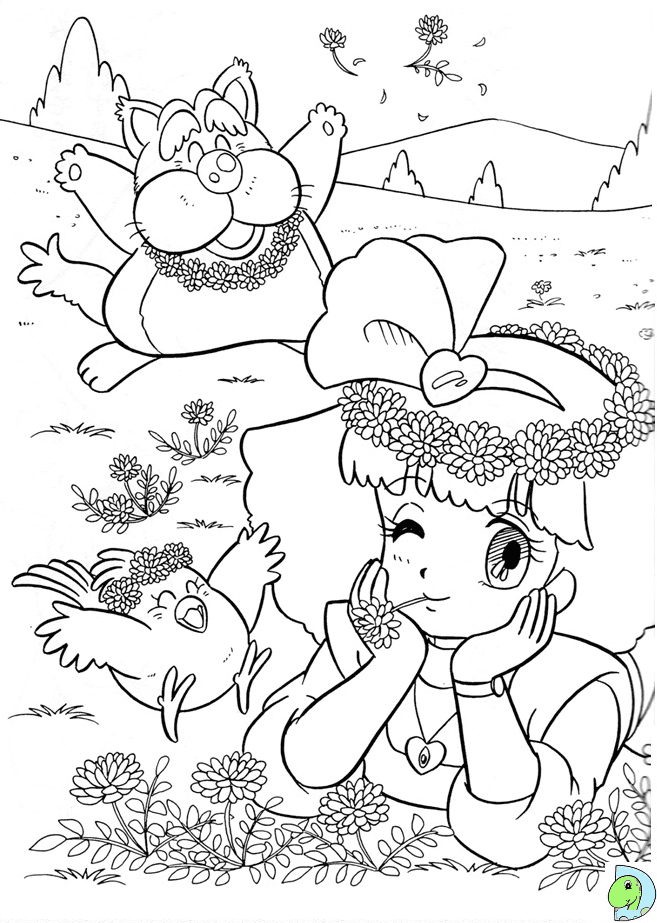 Momo, Sindbook and Pipil Coloring Pages